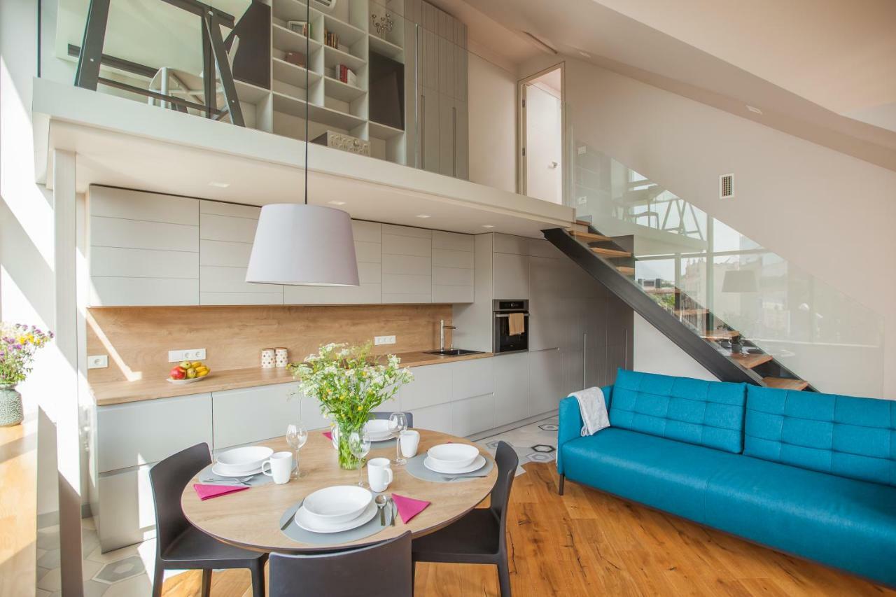 Penthouse In The City Center Vilnius Bagian luar foto